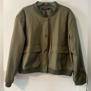 Women’s Green Bomber Jacket